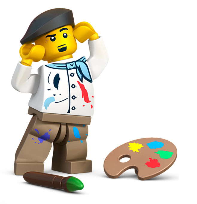 Lego Painter PNG HD Quality