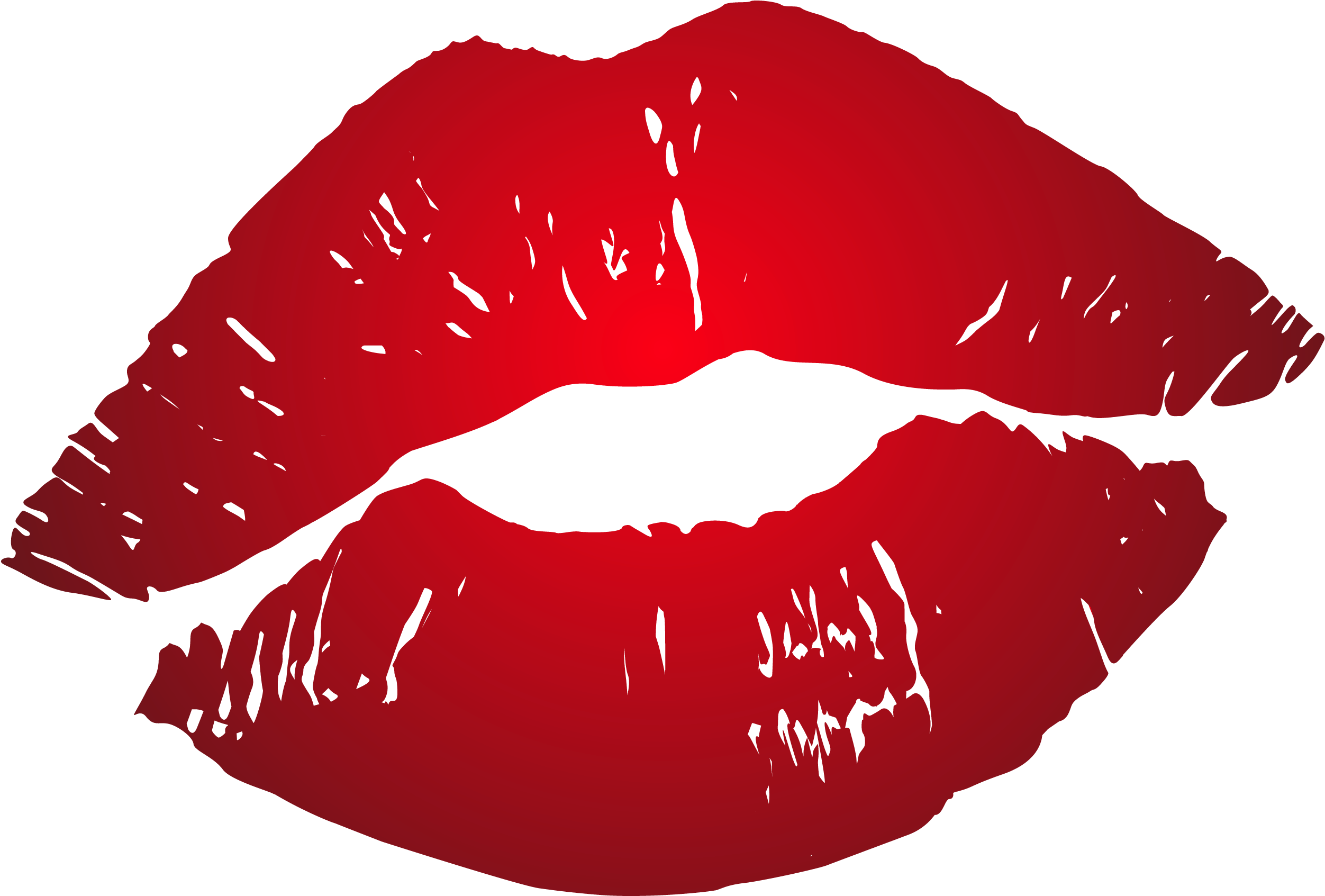 Lipstick Kiss Background PNG Image