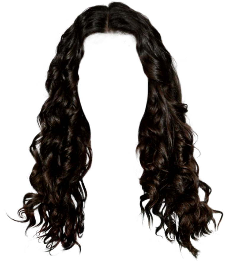 Long Black Women Hair PNG Images Transparent Background | PNG Play