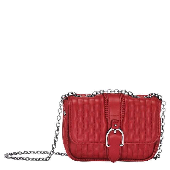 Longchamp Handbag Red Background PNG Image