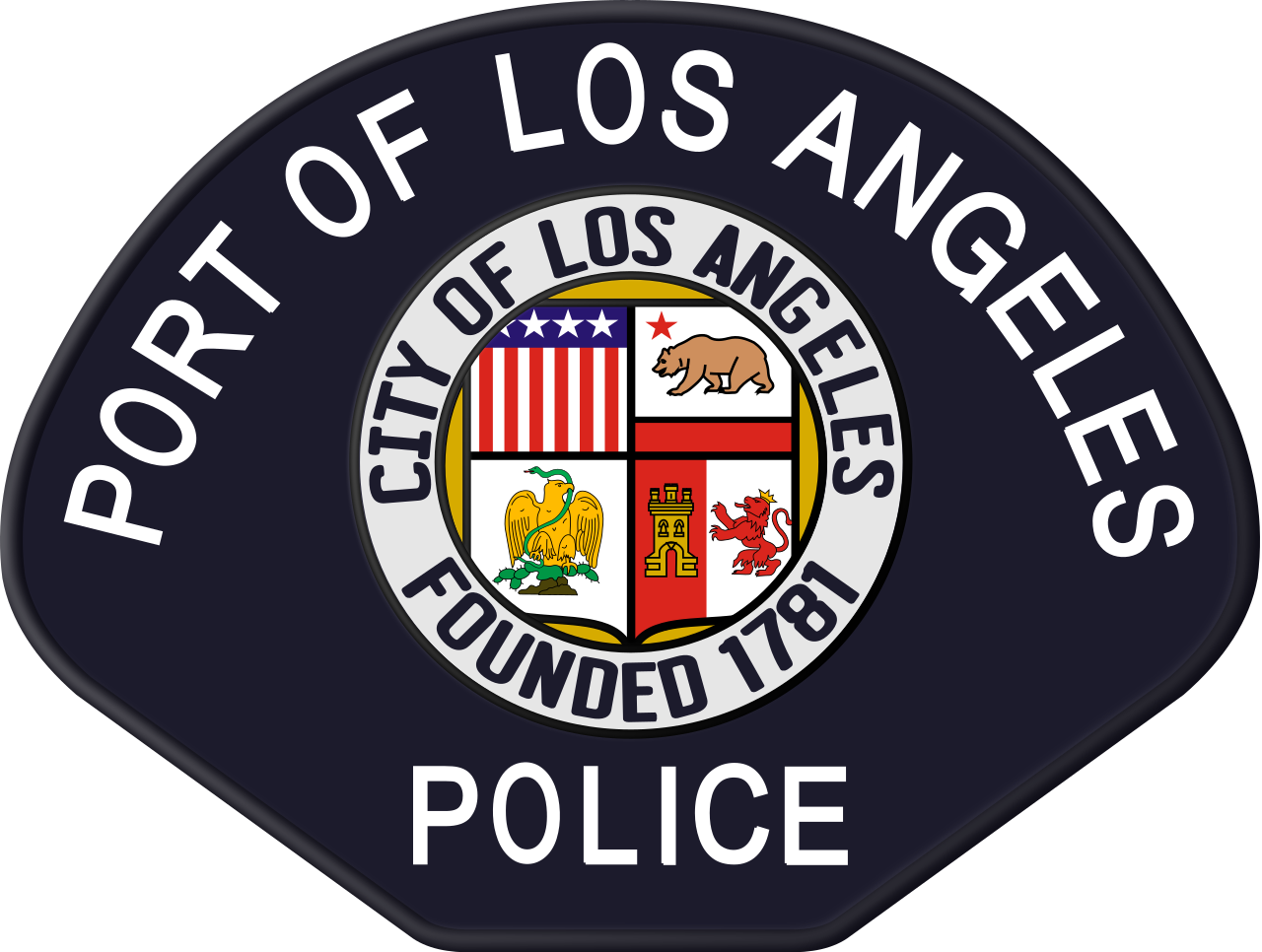 Los Angeles Police Badge PNG HD Quality