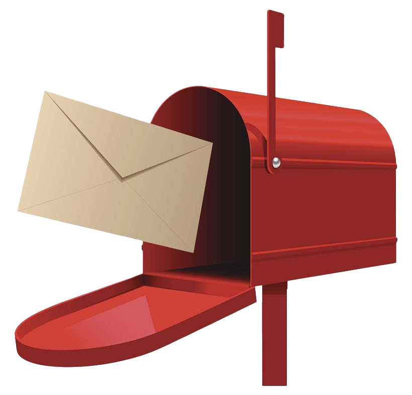 Mailbox Red Transparent File