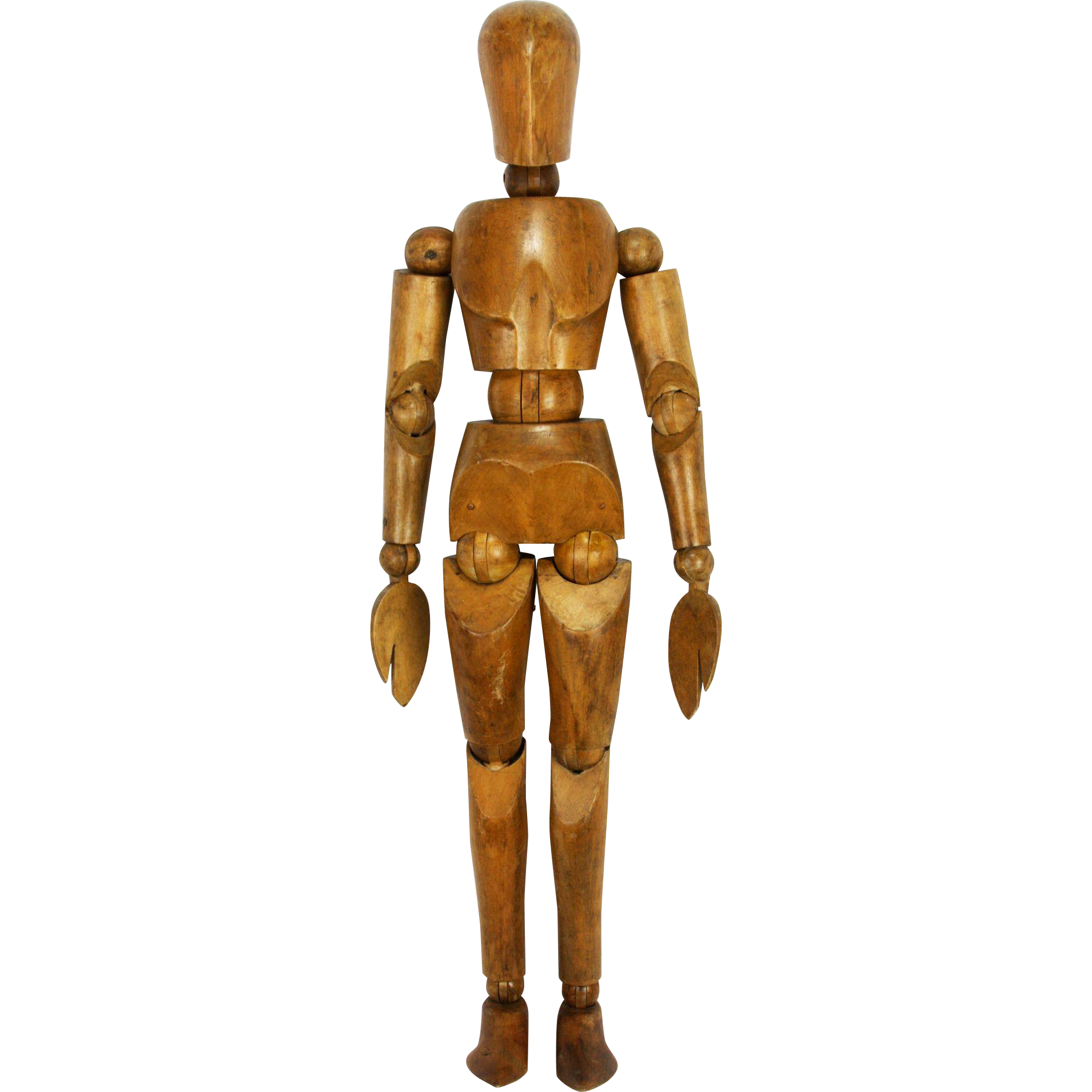 Male Articulated Mannequin Transparent File