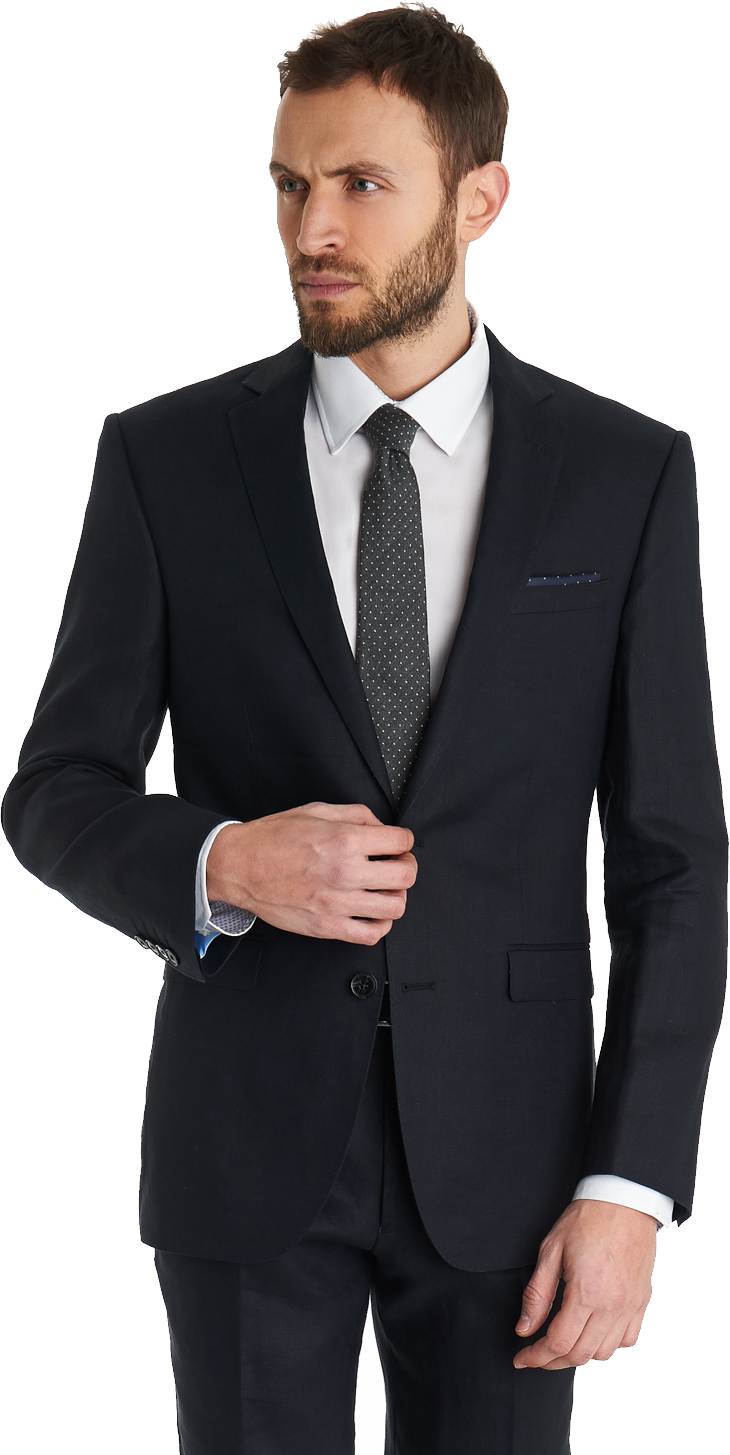 Man In Suit Standing Download Free PNG