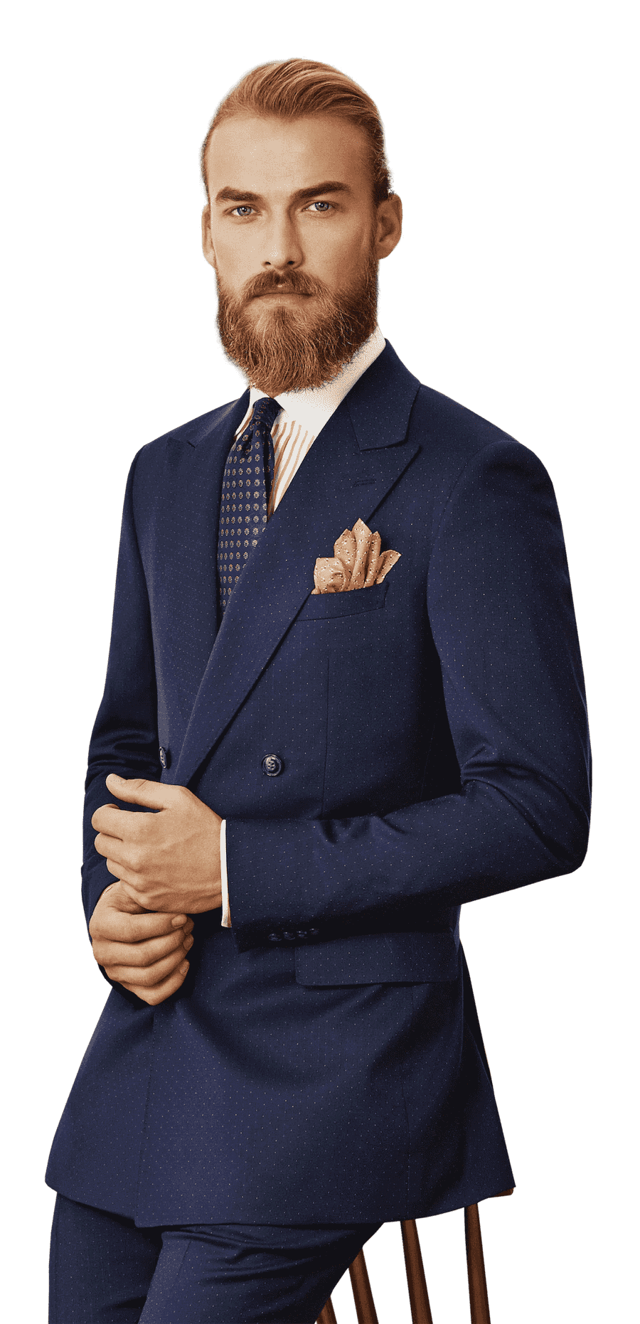 Man In Suit Standing PNG Images HD