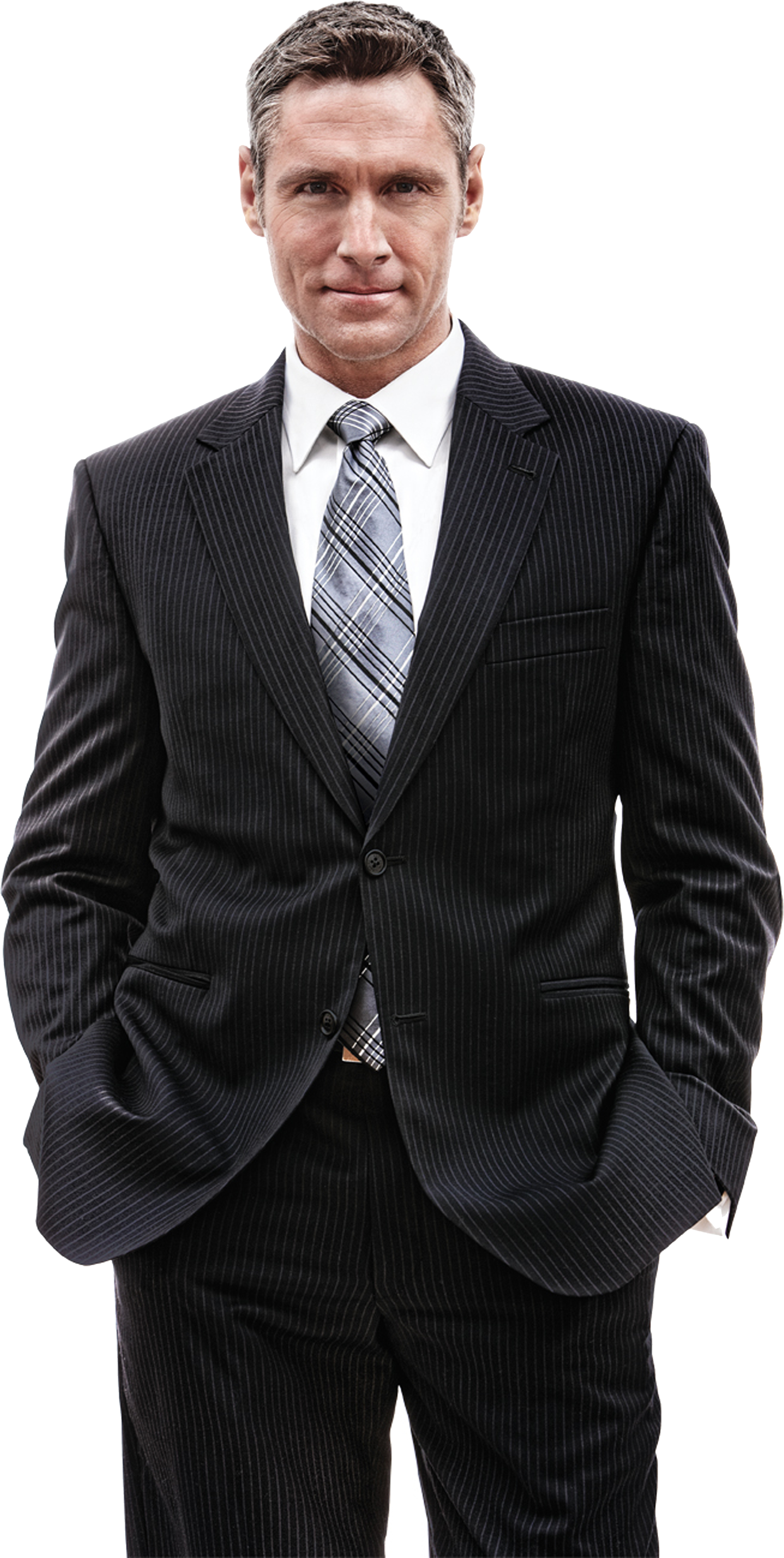 Man In Suit Standing Transparent Image