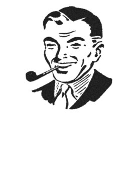 Man With A Pipe Transparent PNG