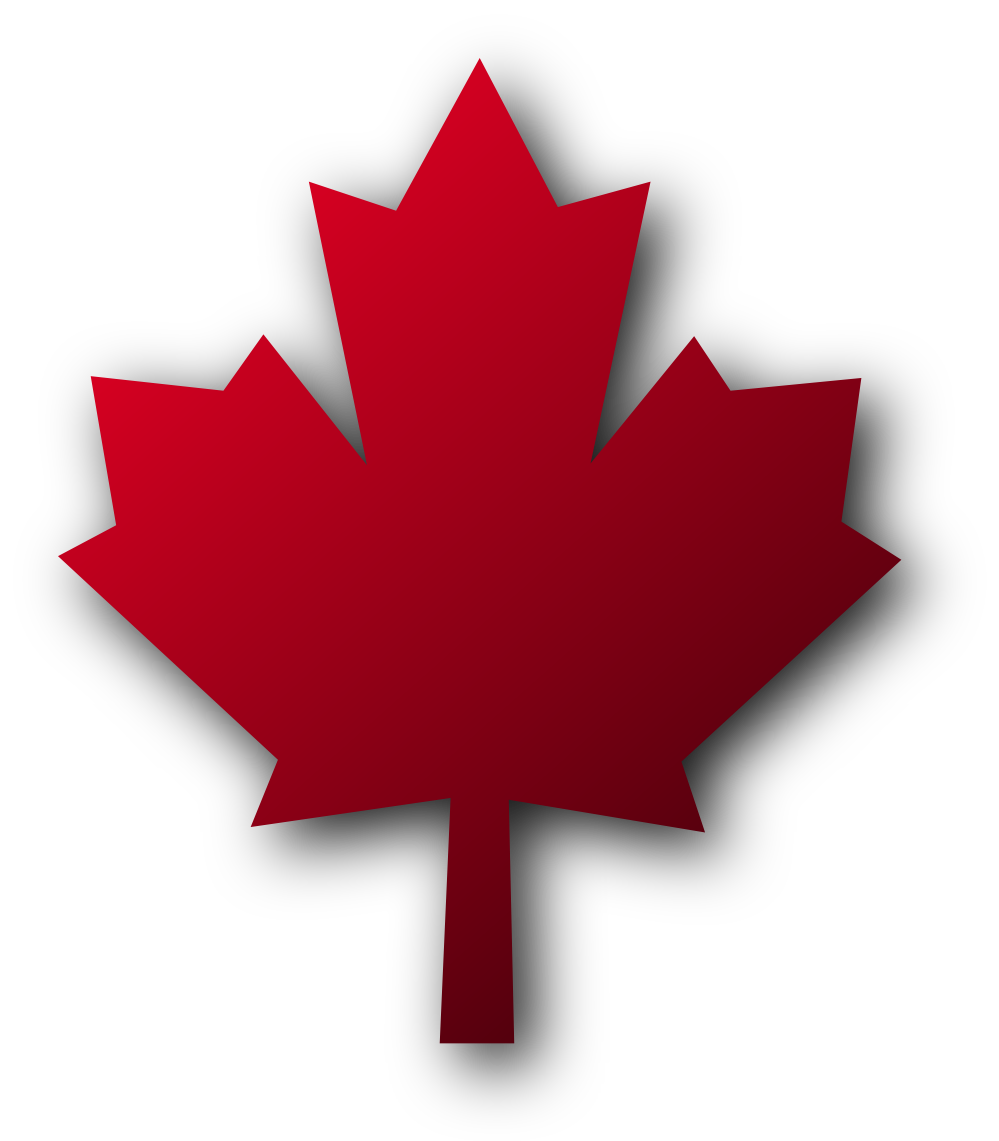 Maple Leaf Canada Background PNG Image