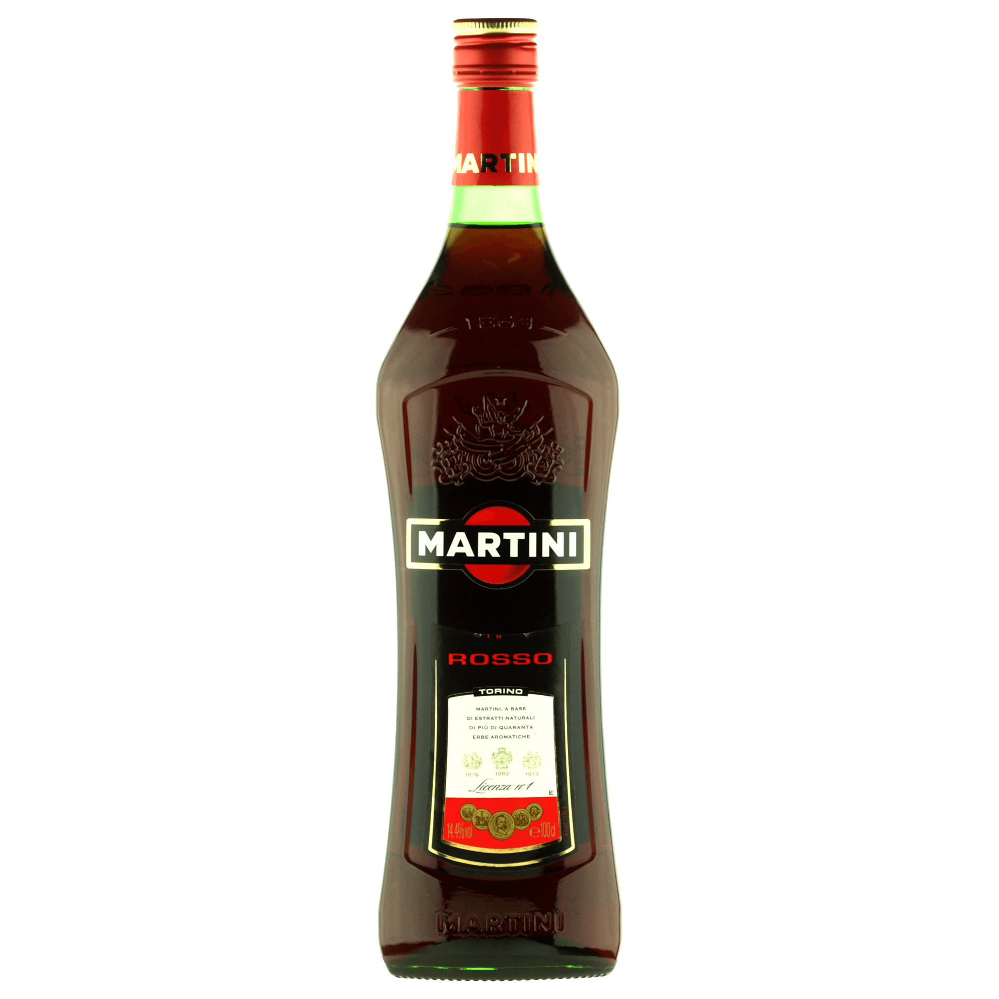 Martini Rosso Bottle Transparent File