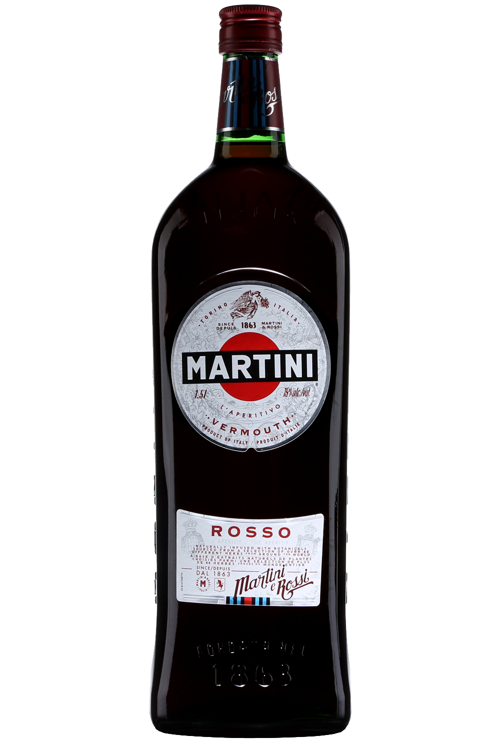 Martini Rosso Bottle Transparent Image