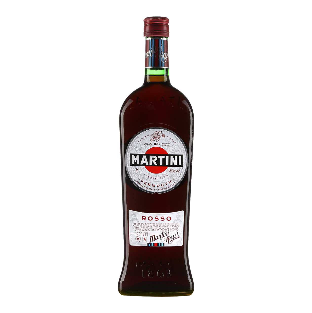 Martini Rosso Bottle Transparent Images