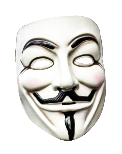Mask Anonymous Transparent Background