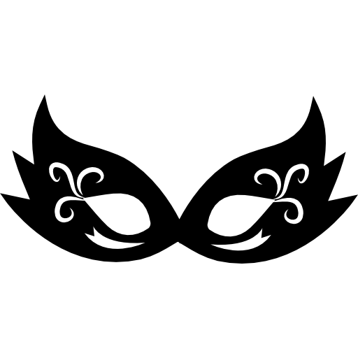 Mask Carnival White PNG Free File Download
