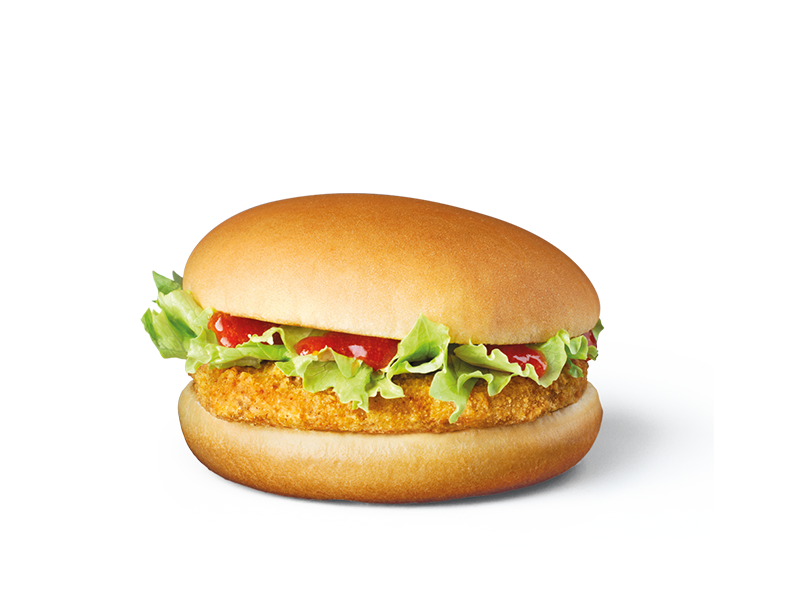 Mcdonalds Mcchicken Burger Background PNG Image