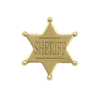 Metal Sheriffs Badge Free PNG