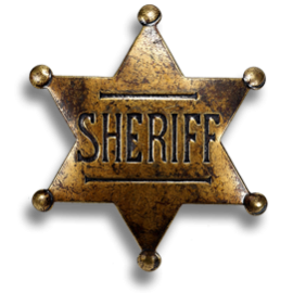 Metal Sheriffs Badge PNG HD Quality