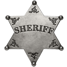 Metal Sheriffs Badge Transparent File
