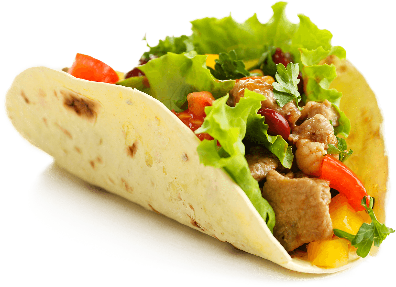 Mexican Tacos Background PNG Image