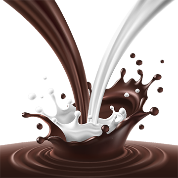 Milk Chocolate Splash PNG Clipart Background