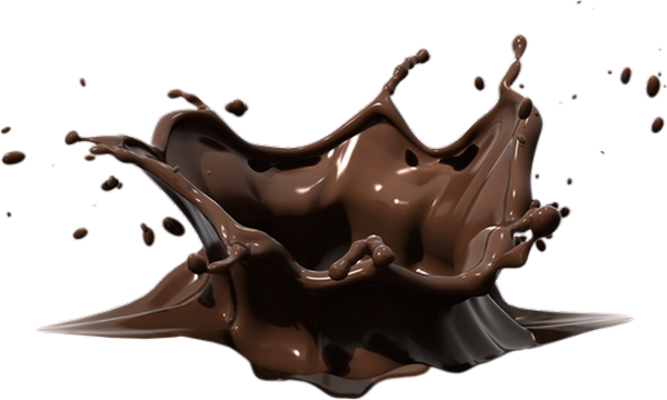 Milk Chocolate Splash PNG Pic Background