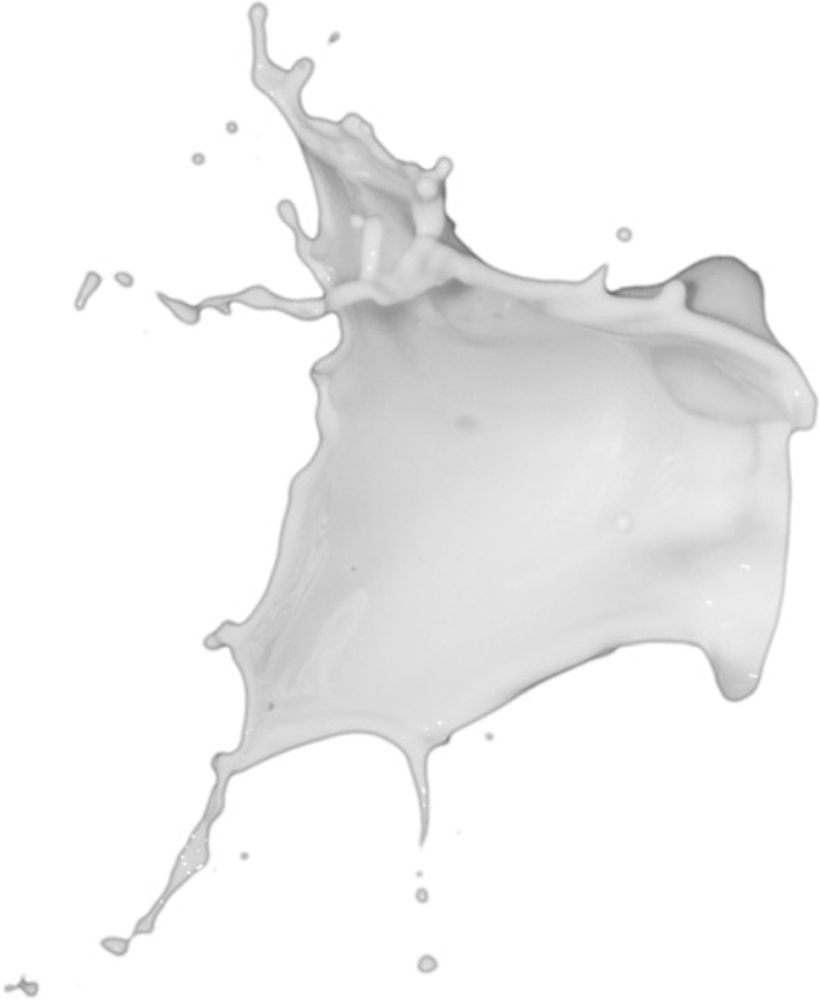 Milk Splatter PNG Background