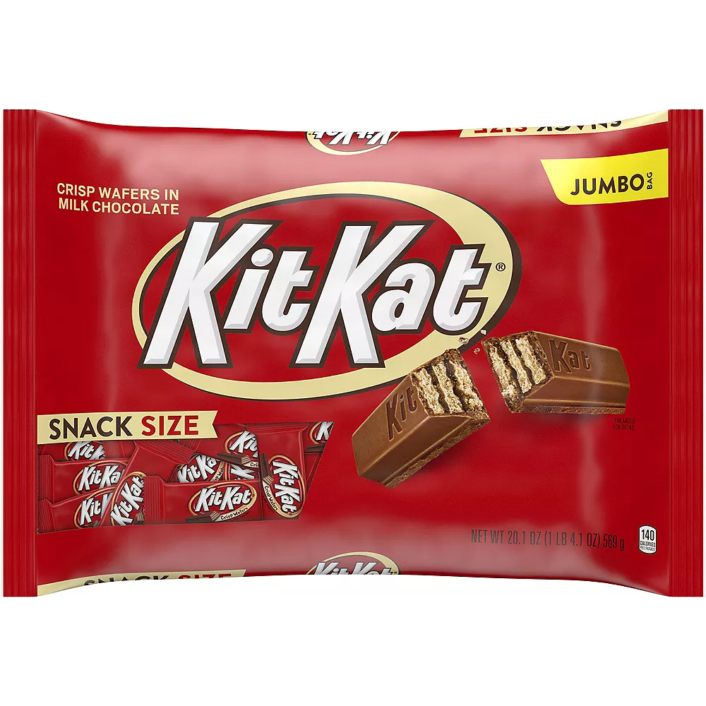 Mini Kitkat Bars Background PNG Image