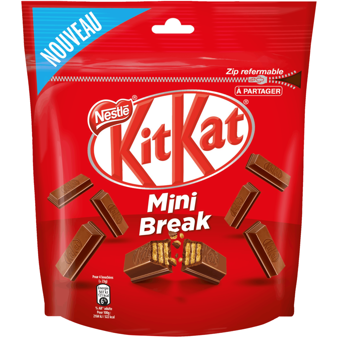 Mini Kitkat Bars PNG Clipart Background
