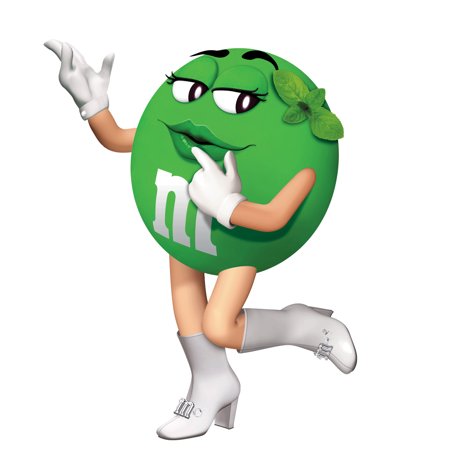 Mms Lady Green Transparent Free PNG