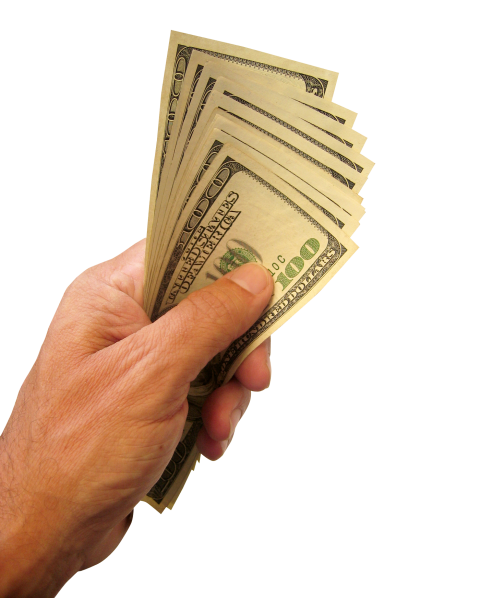 Money Dollars Pile PNG Background