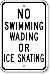 No Swimming Sign PNG Free File Download
