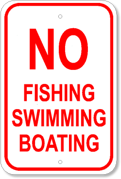 No Swimming Sign Transparent Images