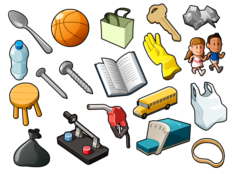 Objects Background PNG Image
