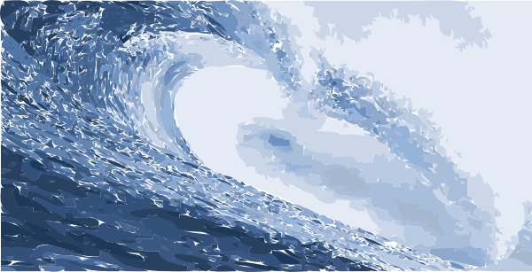 Ocean Waves Background PNG Image