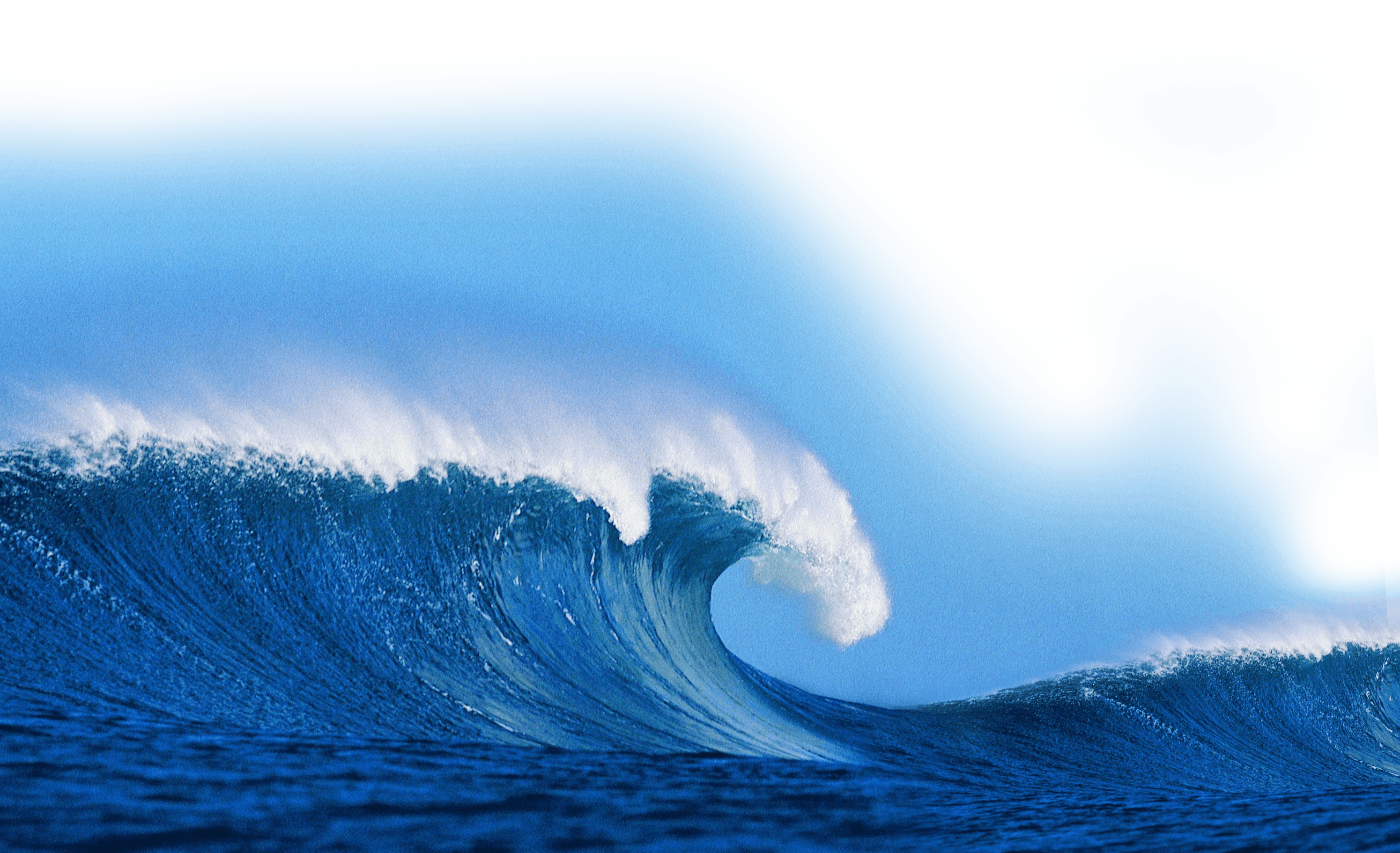 Ocean Waves PNG Background