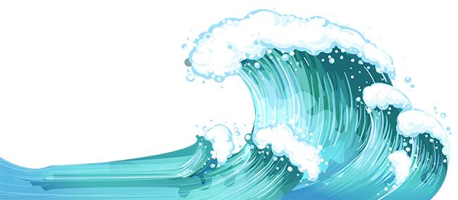 Ocean Waves PNG Pic Background