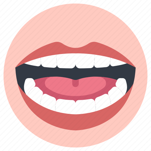 Open Mouth Teeth PNG Clipart Background