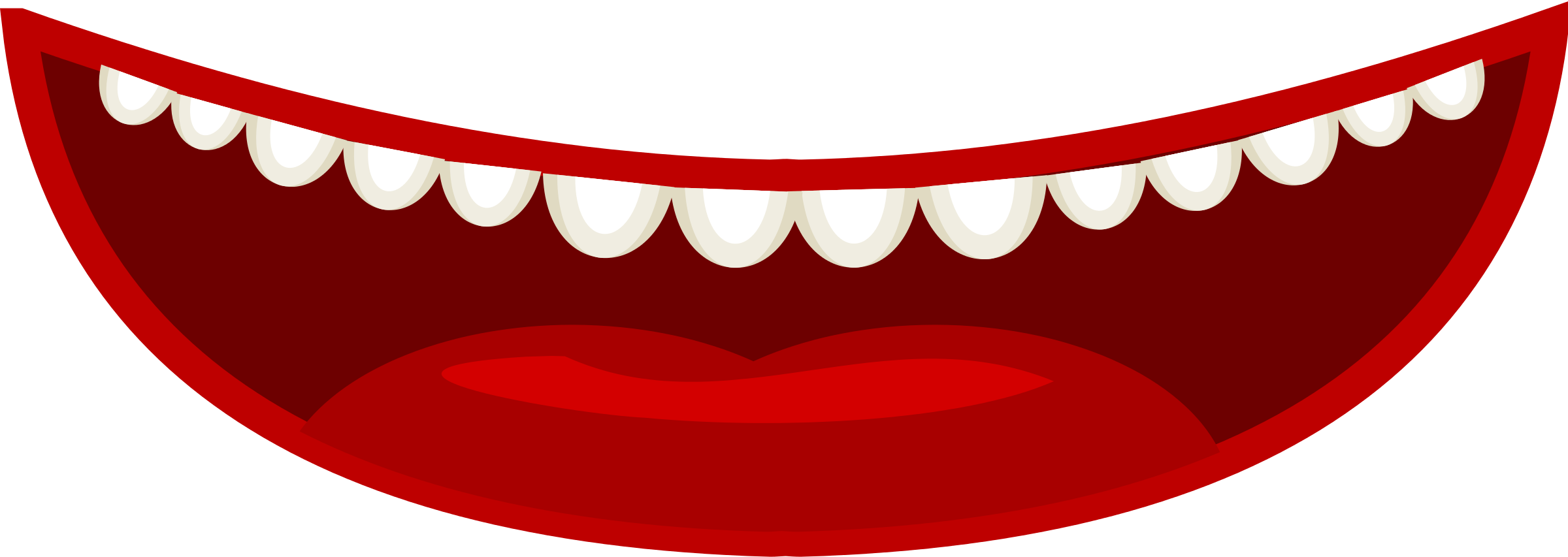 Open Mouth Teeth Transparent Image