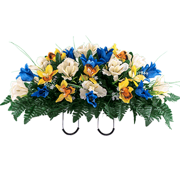 Orchid And Tulips Bouquet Transparent Free PNG