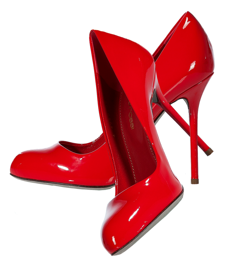 Pair Of Red Women Shoes Free PNG