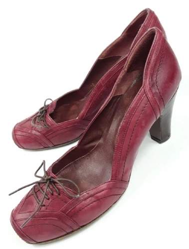 Pair Of Red Women Shoes Transparent Image