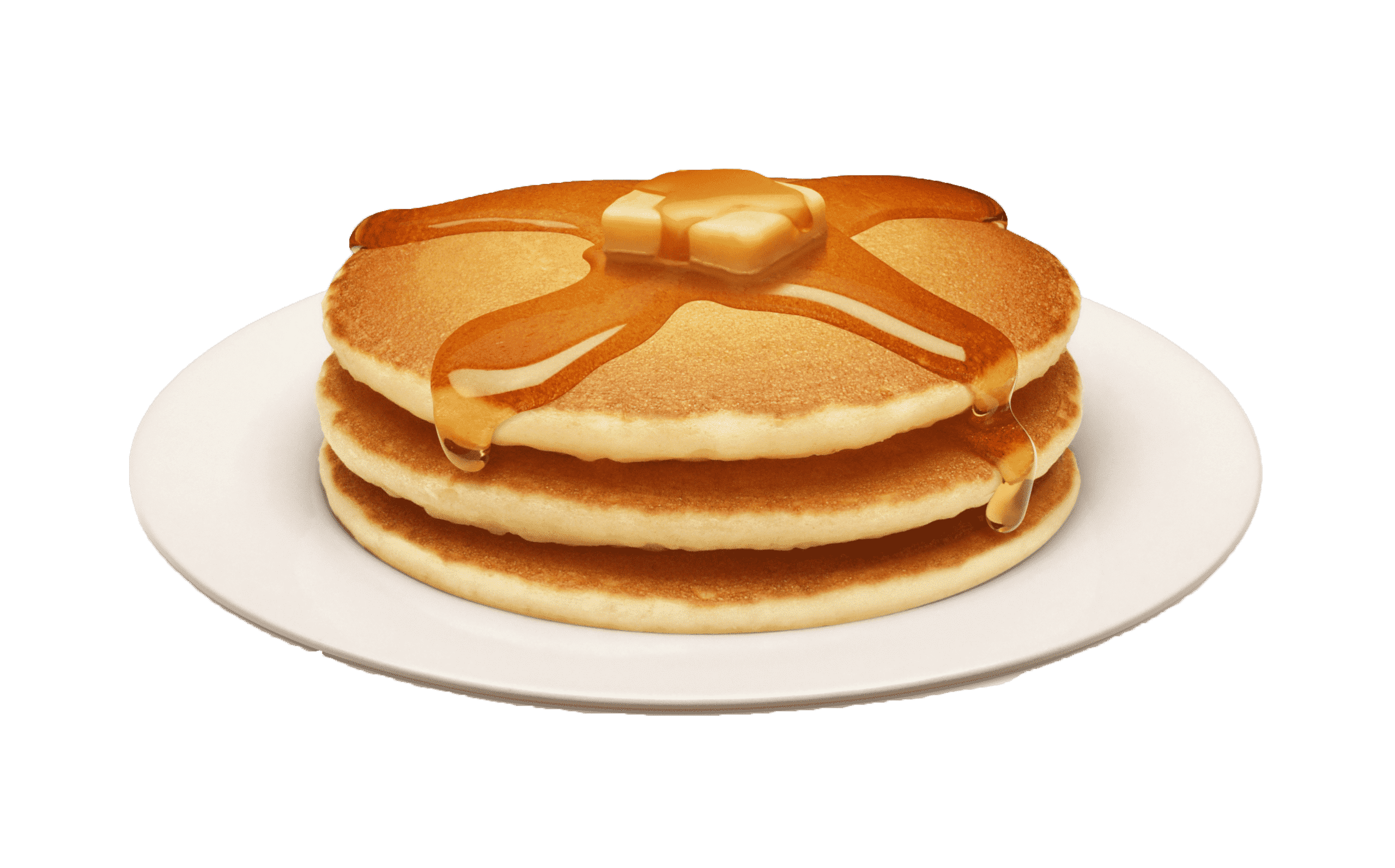 Pancake On Plate Transparent Background