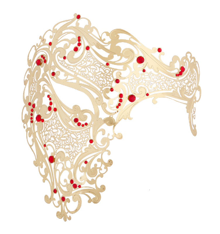 Phantom Opera Mask Background PNG Image
