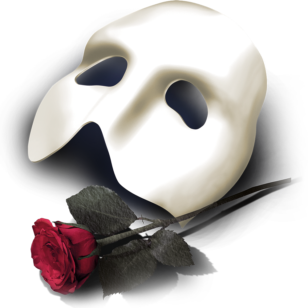Phantom Opera Mask Transparent Background | PNG Play