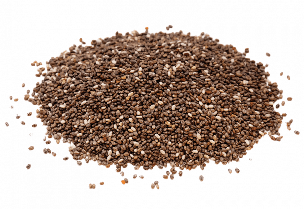 Pile Of Chia Seeds Background PNG Image