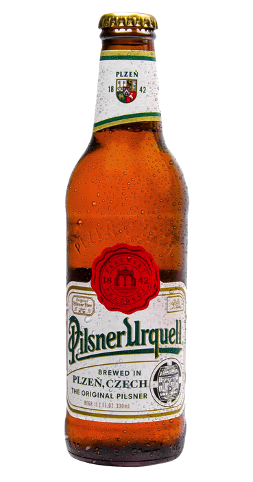 Pilsner Urquell Bottle Transparent Background