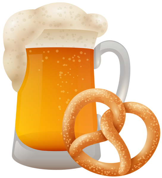 Pint And Pretzels Beer PNG HD Quality