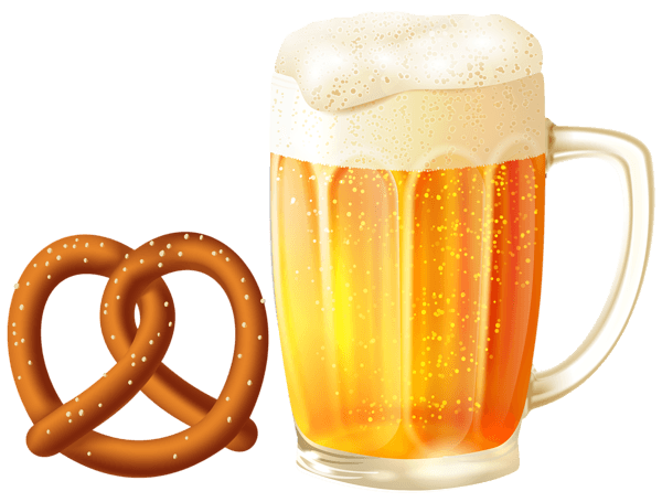 Pint And Pretzels Beer Transparent Free PNG
