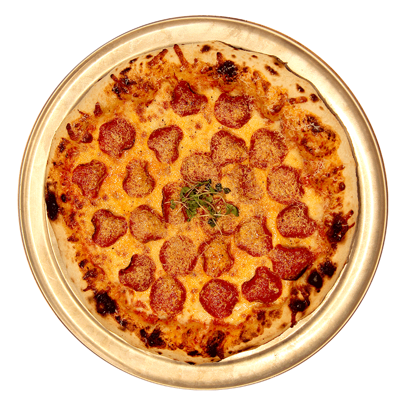 Pizza Pepperoni And Cheese Transparent PNG