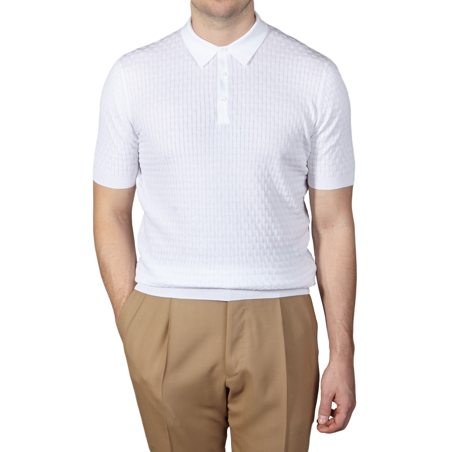 Polo White Back PNG Background