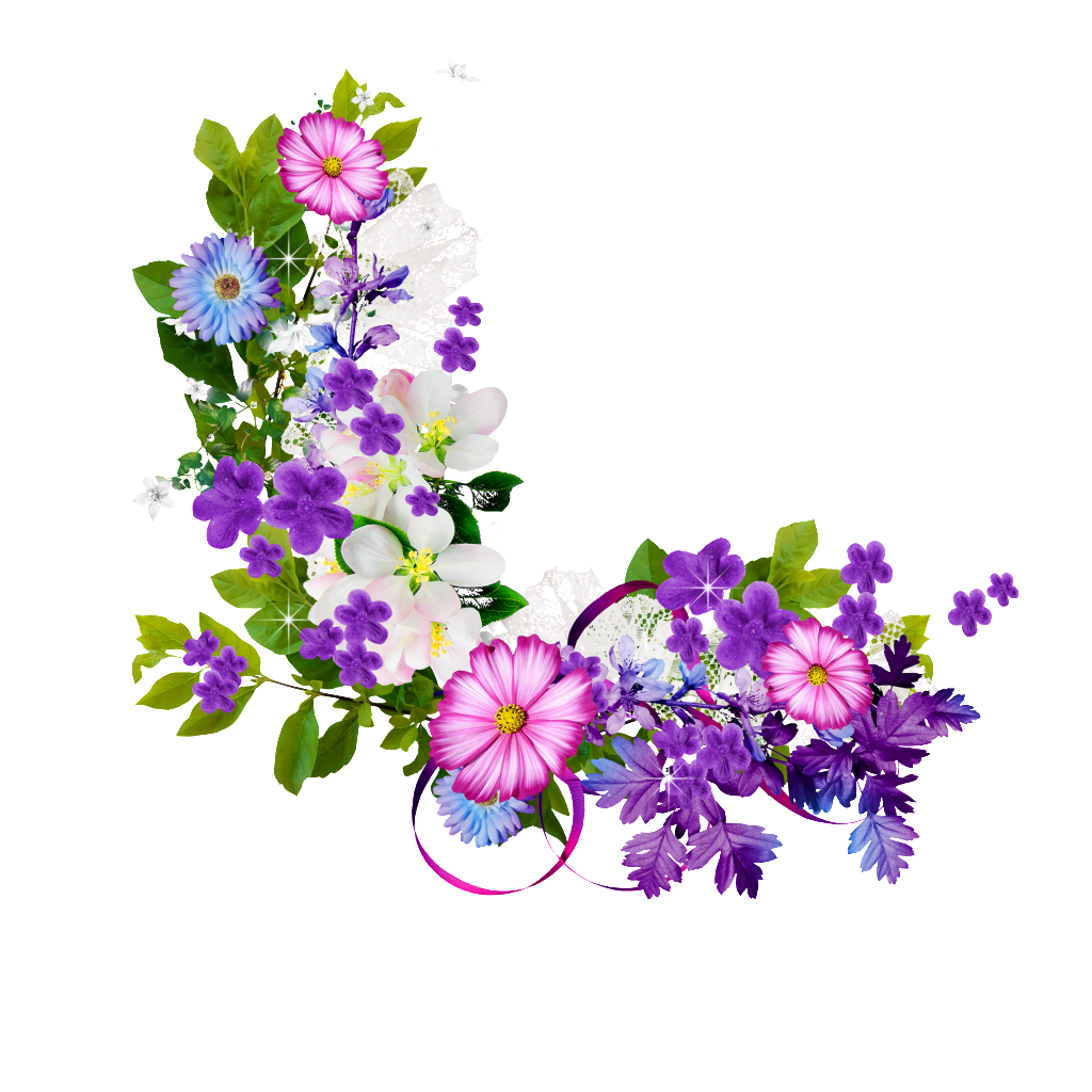 Purple Flower Transparent Image